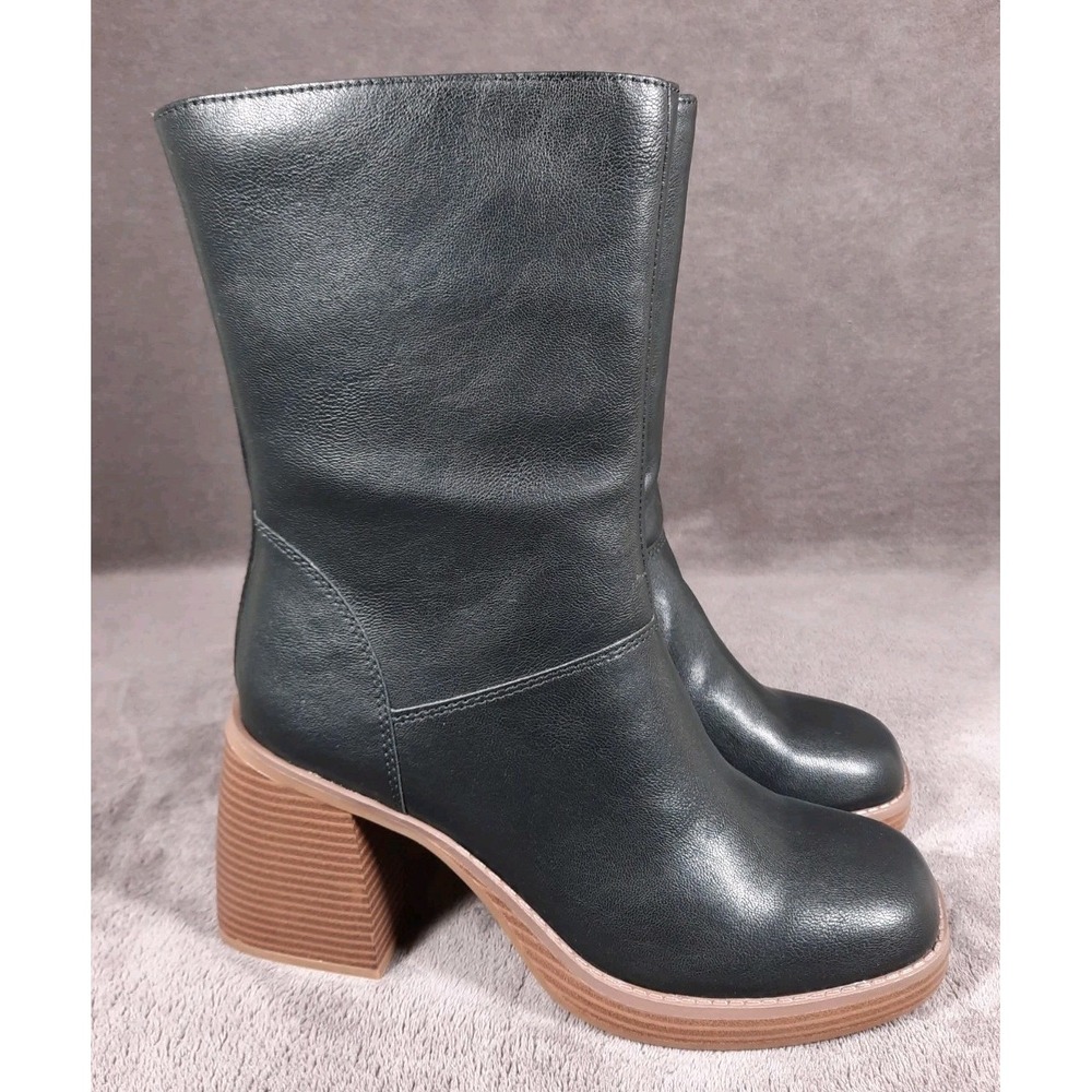 Sun + Stone Womens Aleenn Mid-Calf Boots | Black | 9.5 Medium